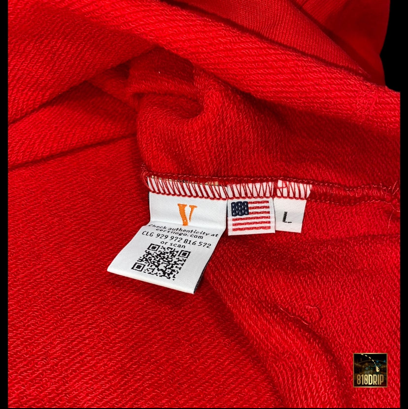 Vlone Red Friends Hoodie (L)