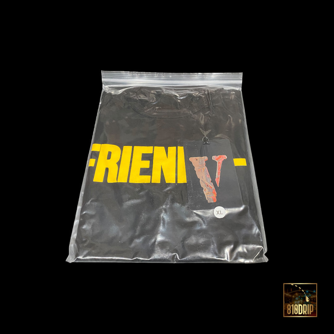 Camiseta Vlone Friends Amarilla Negro