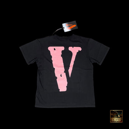 Vlone Pink Staple Tee Black