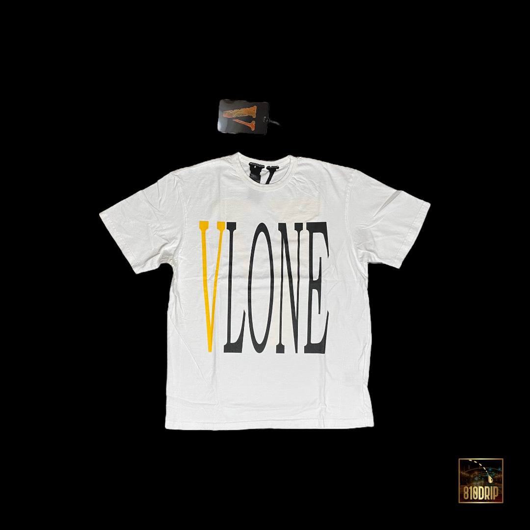 Camiseta Vlone Grapa Amarilla Blanco