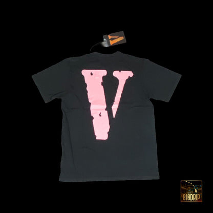 Camiseta Vlone Friends Rosa Negro