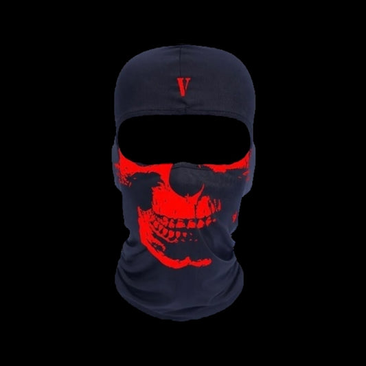 Vlone Skull Ski Mask - Red