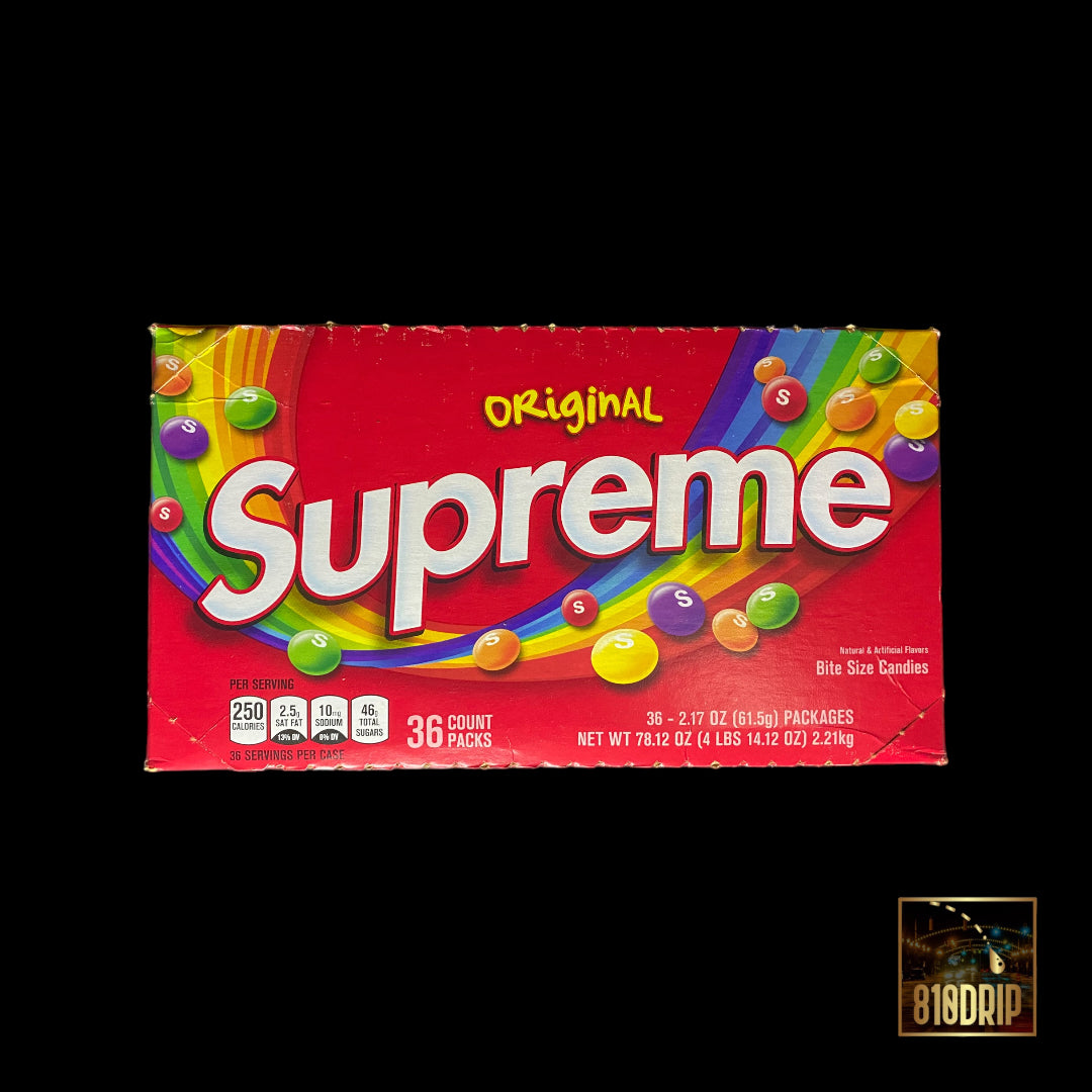 Supreme Skittles Sealed Box Of 36 Packs