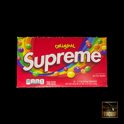 Caja Sellada Supreme Skittles De 36 Paquetes