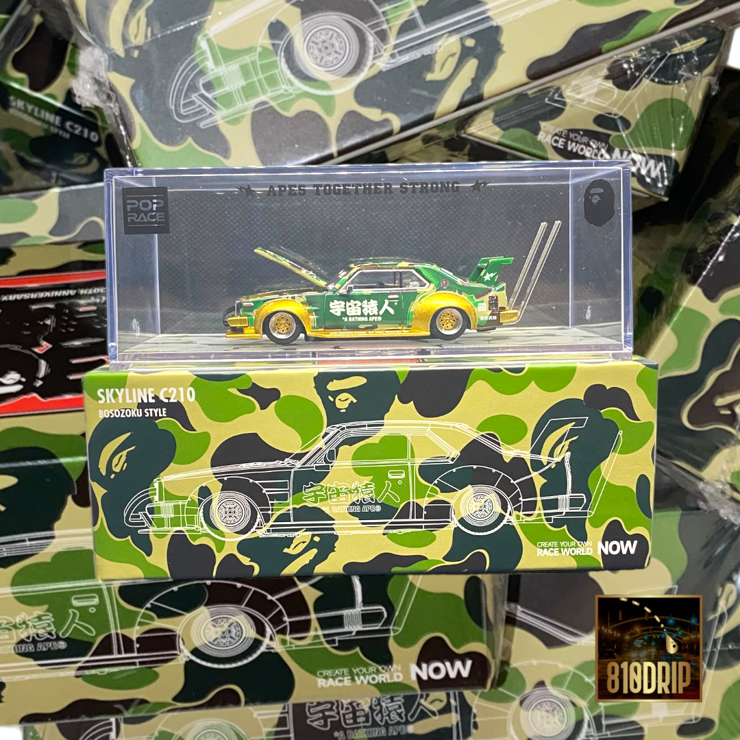 Bape x Poprace Skyline C210 Model Car