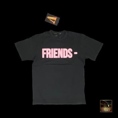 Camiseta Vlone Friends Rosa Negro