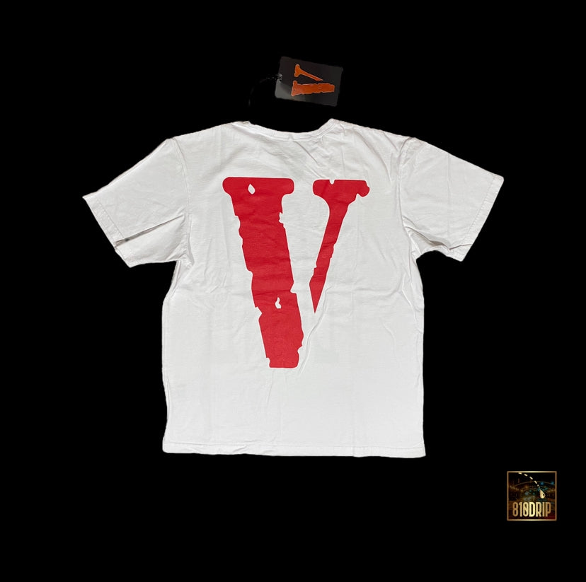 Camiseta Vlone Red Staple Blanco (XL)