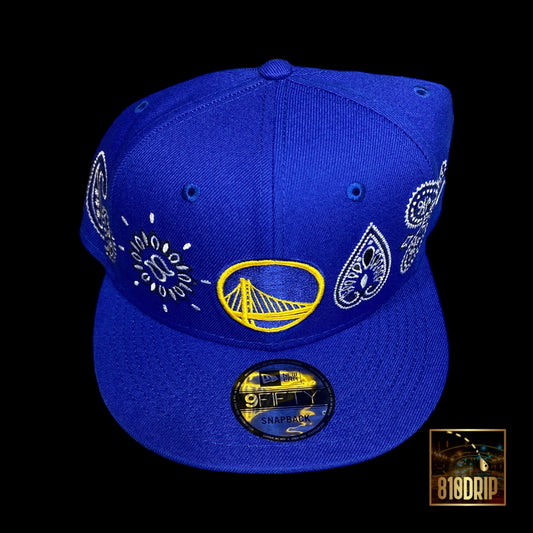 New Era Paisley Elements 9Fifty Snapback Golden State Warrior's