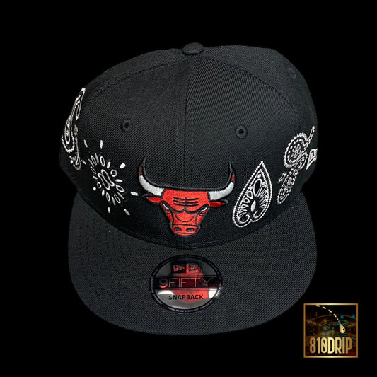 New Era Paisley Elements 9Fifty Snapback Chicago Bulls Hat